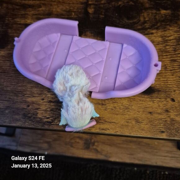 Littlest Pet Shop Scruff Surprise Vet Rescue Fuzzy Owl & Violet Carry Case EUC - Picture 3 of 3